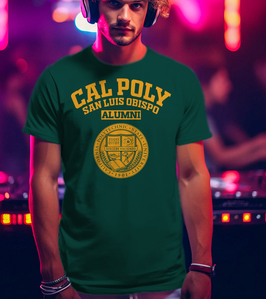 Cal Poly San Luis Obispo Alumni California Polytechnic State University Seal T-Shirt