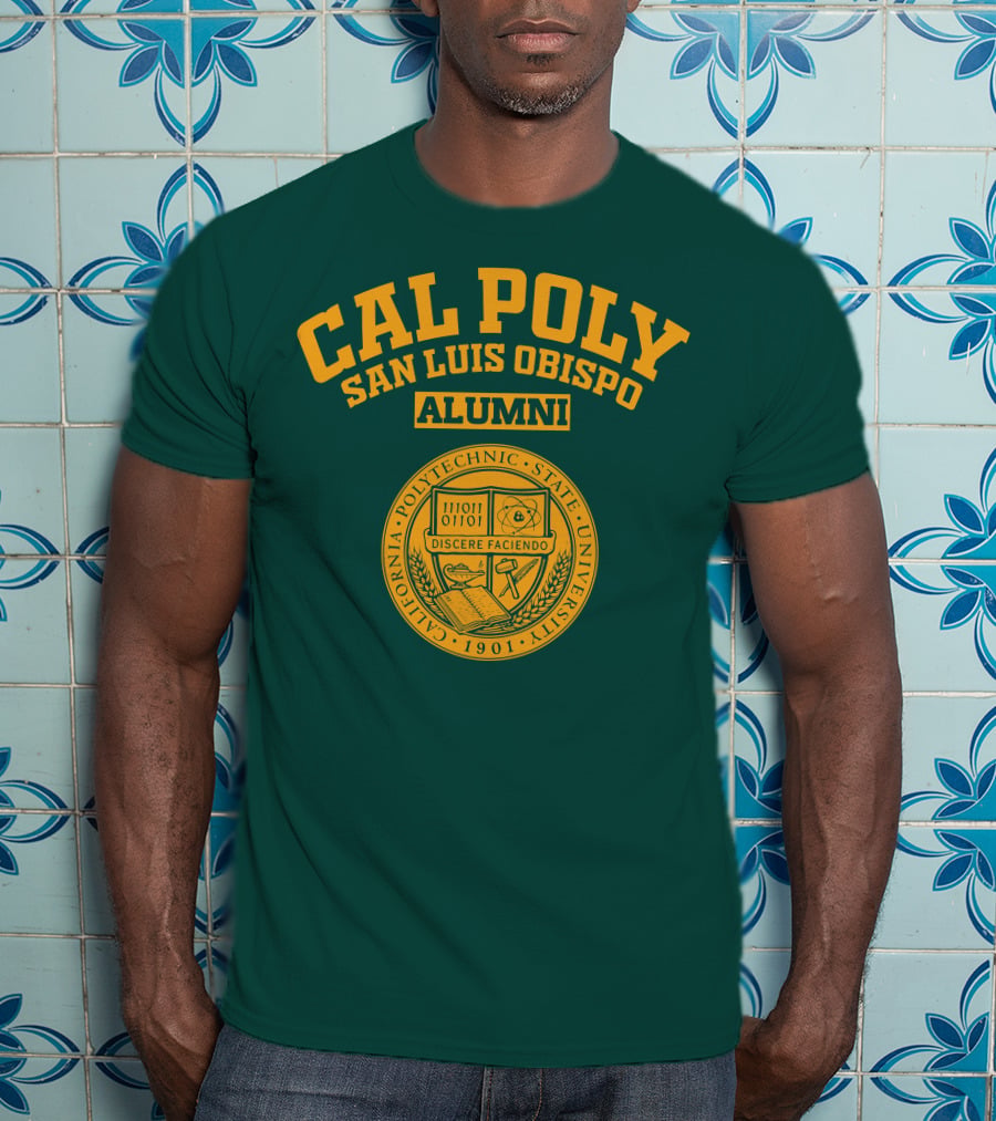 Cal Poly San Luis Obispo Alumni California Polytechnic State University Seal T-Shirt