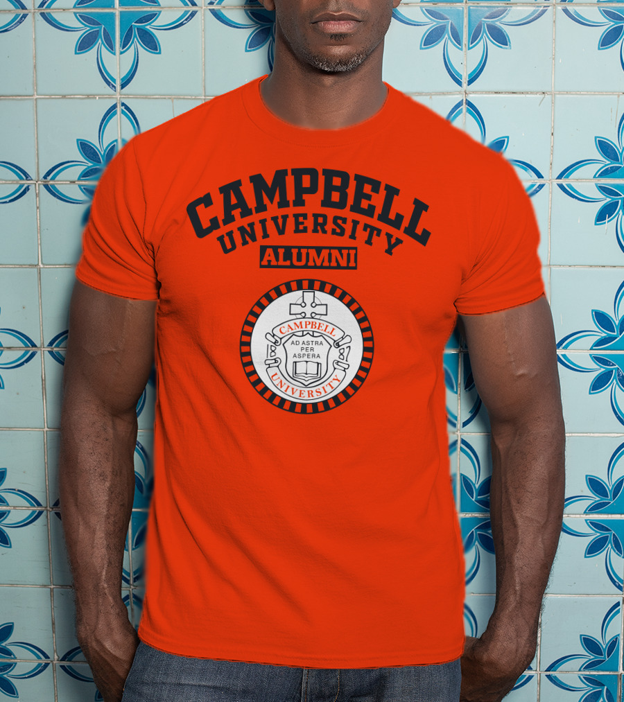 Campbell University Alumni Ad Astra Per Aspera Seal T-Shirt
