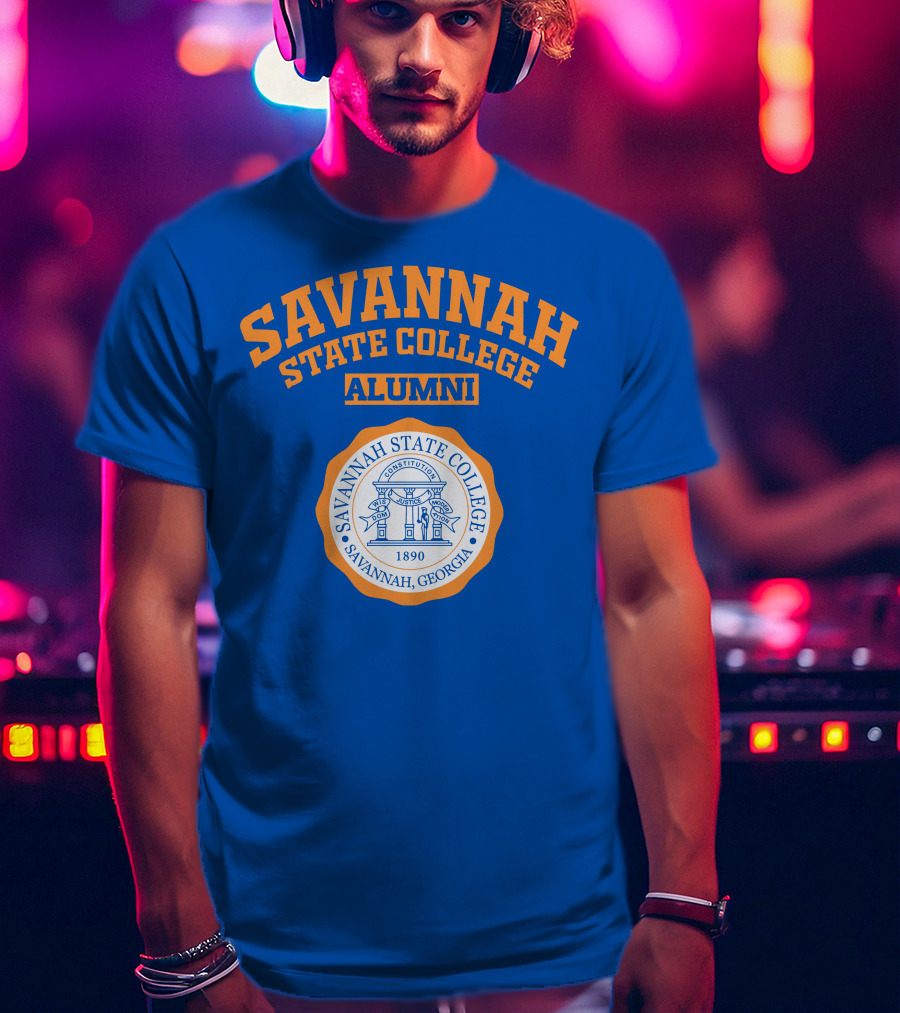 Savannah State College Alumni Seal 1890 Savannah Georgia T-Shirt