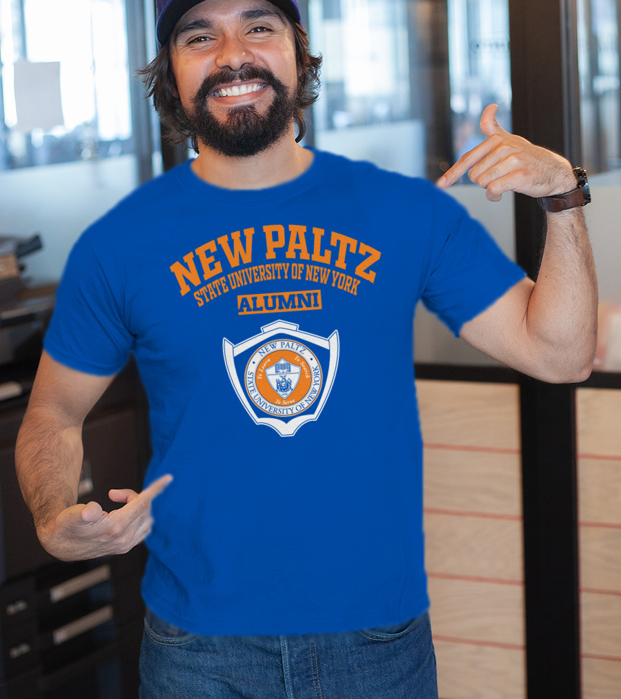 New Paltz State University Of New York Alumni Seal To Learn To Search To Serve T-Shirt