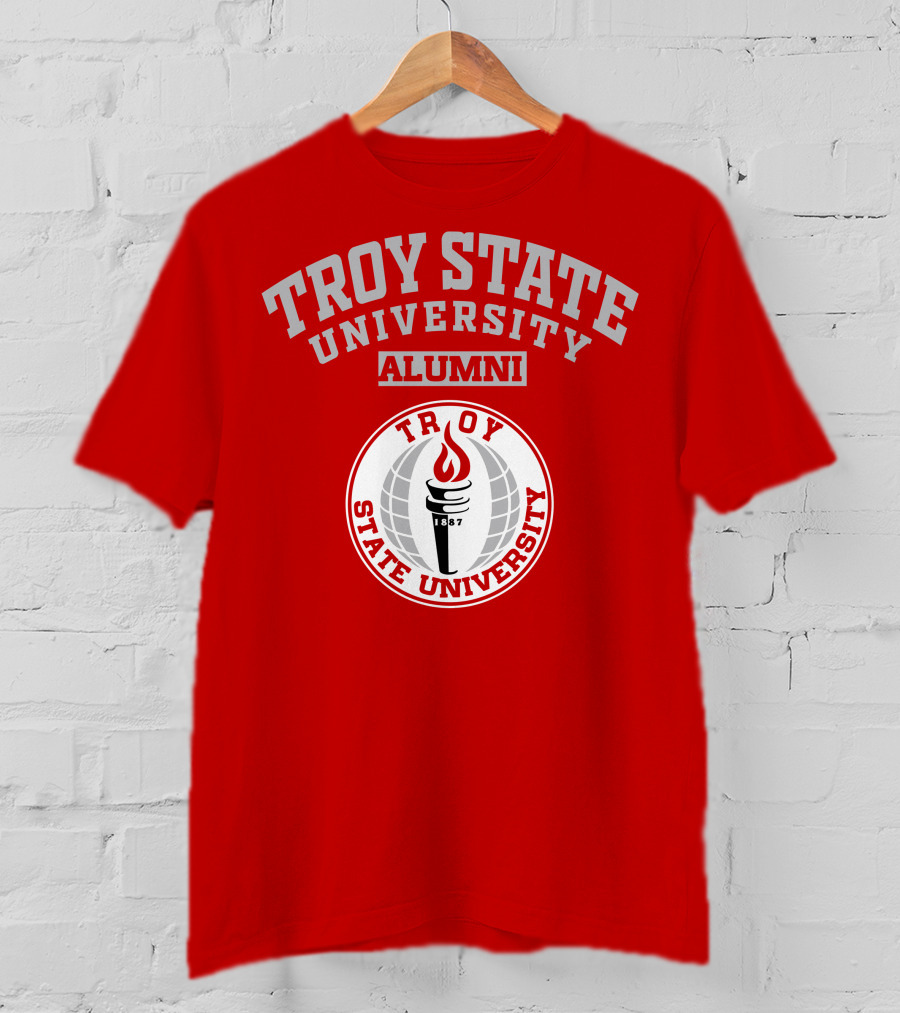 Troy State University Alumni 1887 Torch T-Shirt