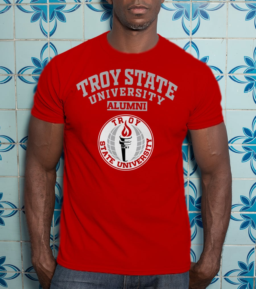 Troy State University Alumni 1887 Torch T-Shirt