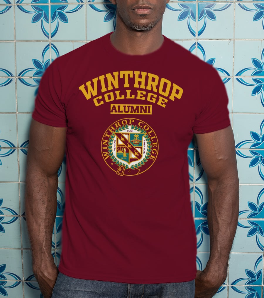 Winthrop College Alumni Vestris Cum Spes Liberate Seal 1875 T-Shirt