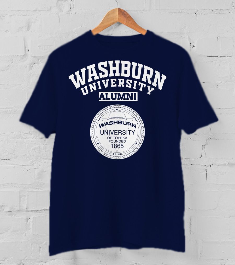 Washburn University Alumni University Of Topeka Founded 1865 T-Shirt