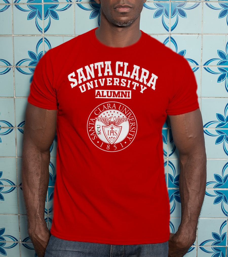 Santa Clara University Alumni SCU 1851 Seal T-Shirt