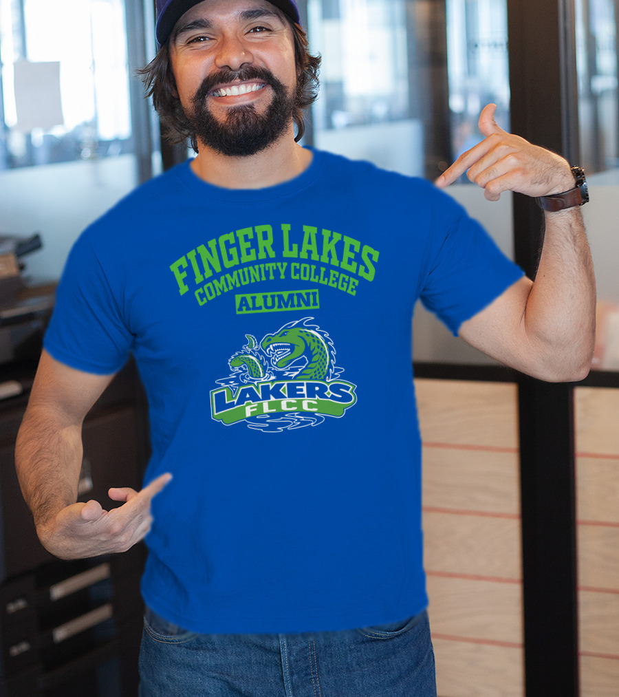 Finger Lakes Community College Alumni Lakers FLCC T-Shirt