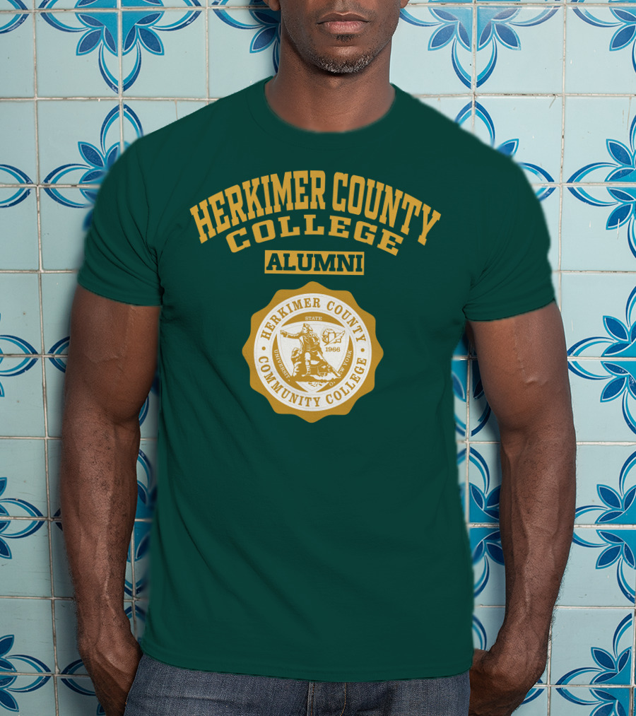 Herkimer County Community College Alumni Emblem 1966 T-Shirt