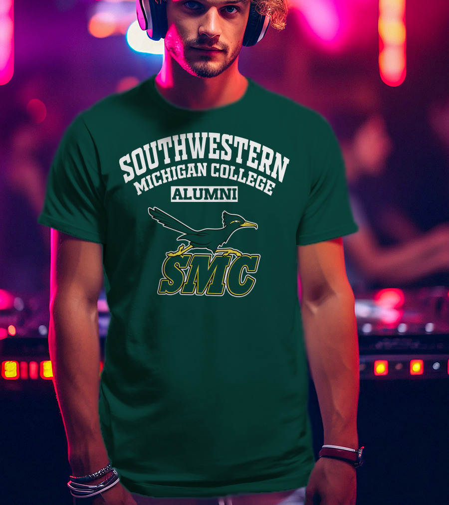 Southwestern Michigan College Alumni SMC Bird T-Shirt