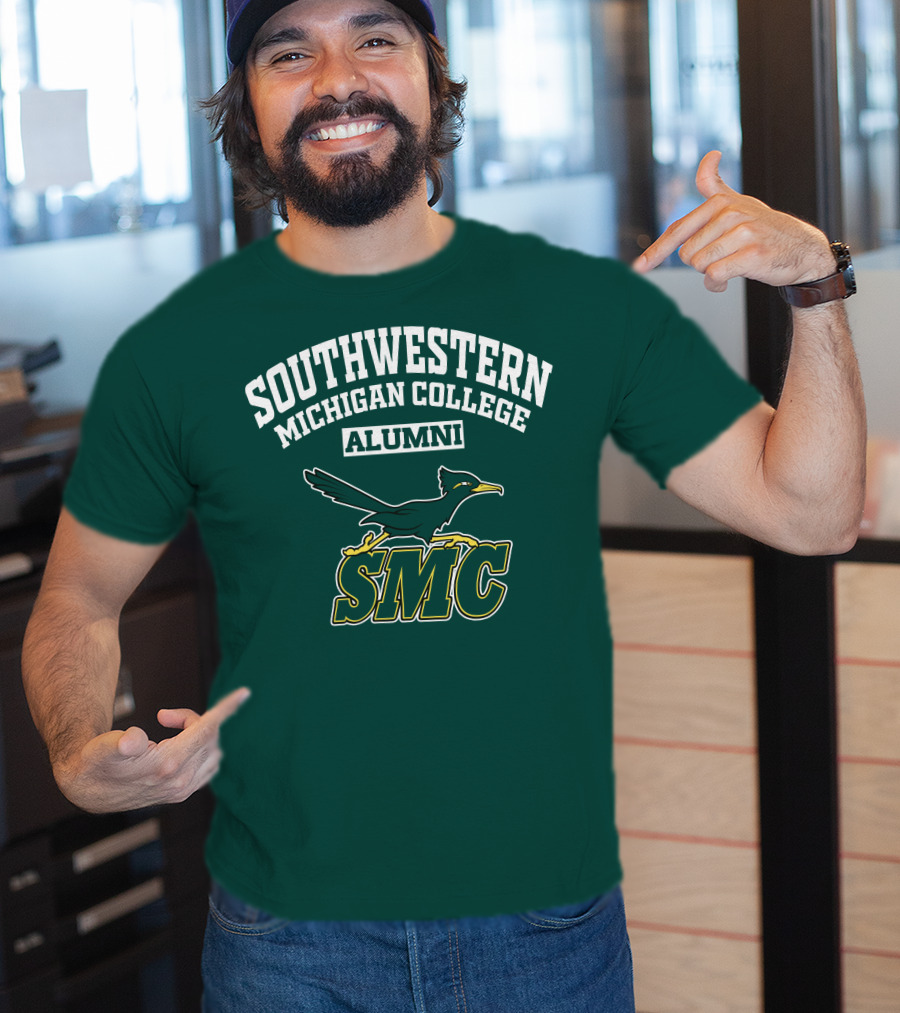 Southwestern Michigan College Alumni SMC Bird T-Shirt