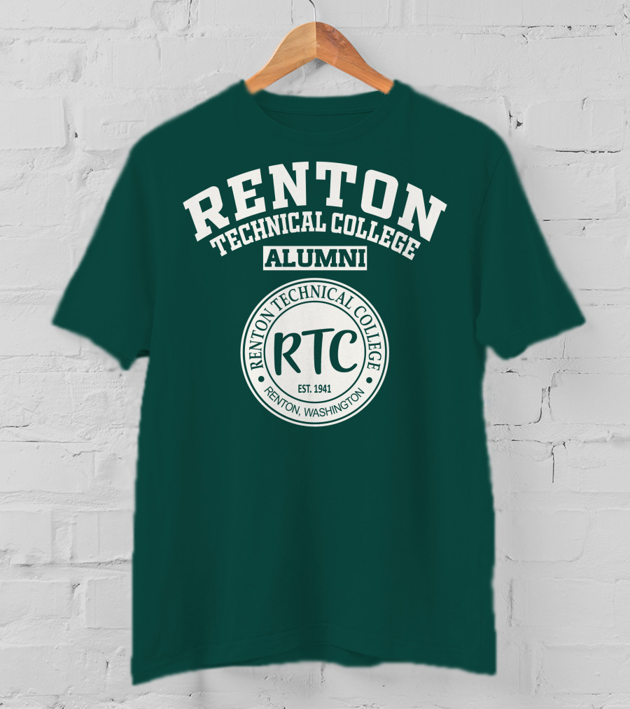 Renton Technical College Alumni RTC Est. 1941 Renton Washington T-Shirt