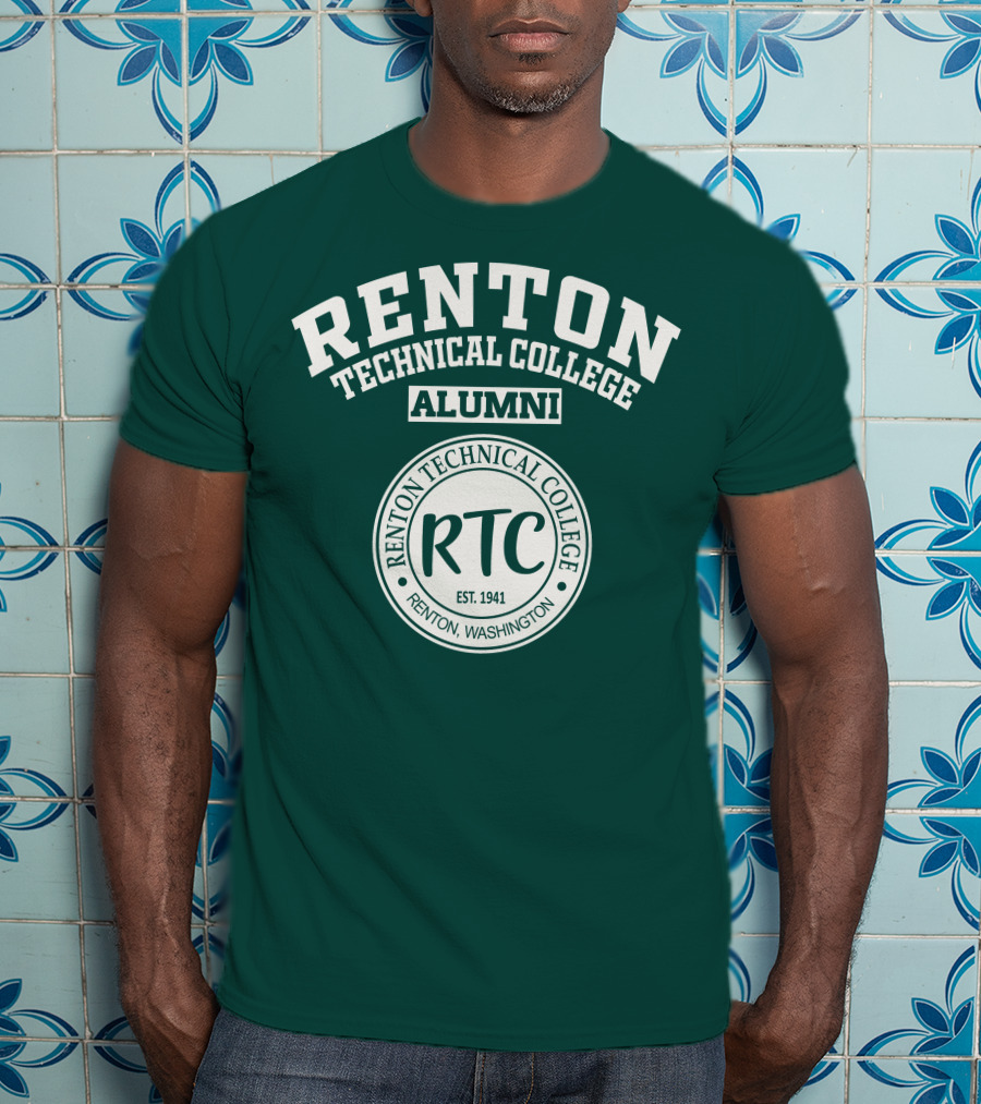 Renton Technical College Alumni RTC Est. 1941 Renton Washington T-Shirt
