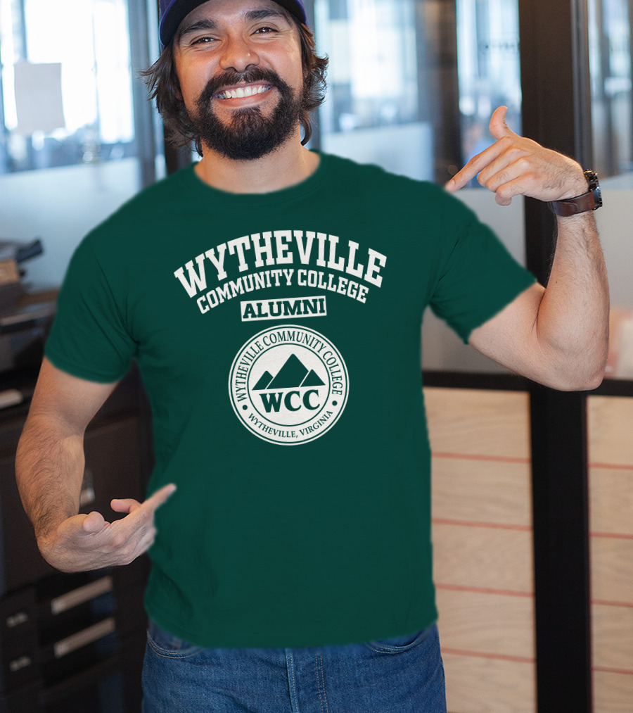 Wytheville Community College Alumni Wcc Mountain Seal Wytheville Virginia T-Shirt