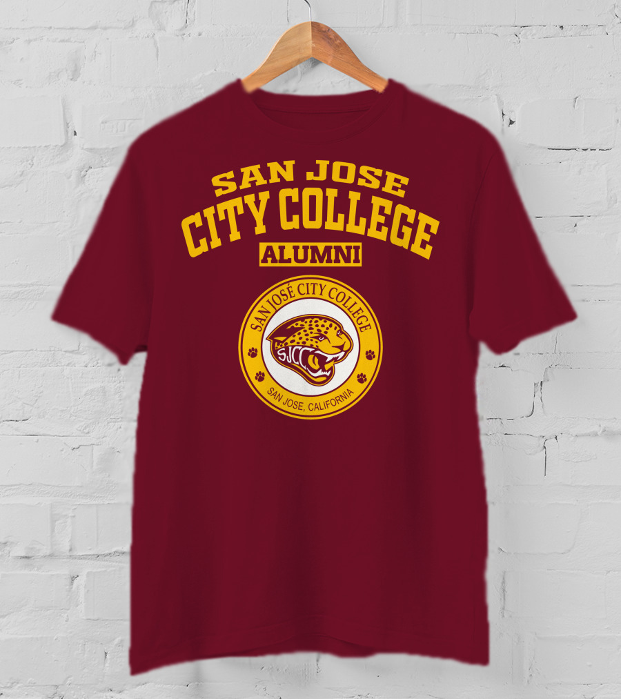 San Jose City College Alumni SJCC San Jose California T-Shirt