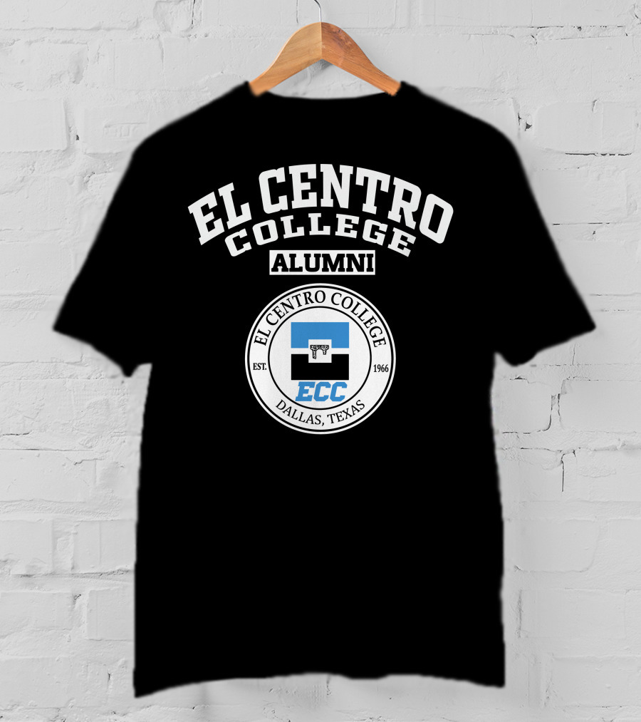 El Centro College Alumni ECC Dallas Texas Est 1966 T-Shirt