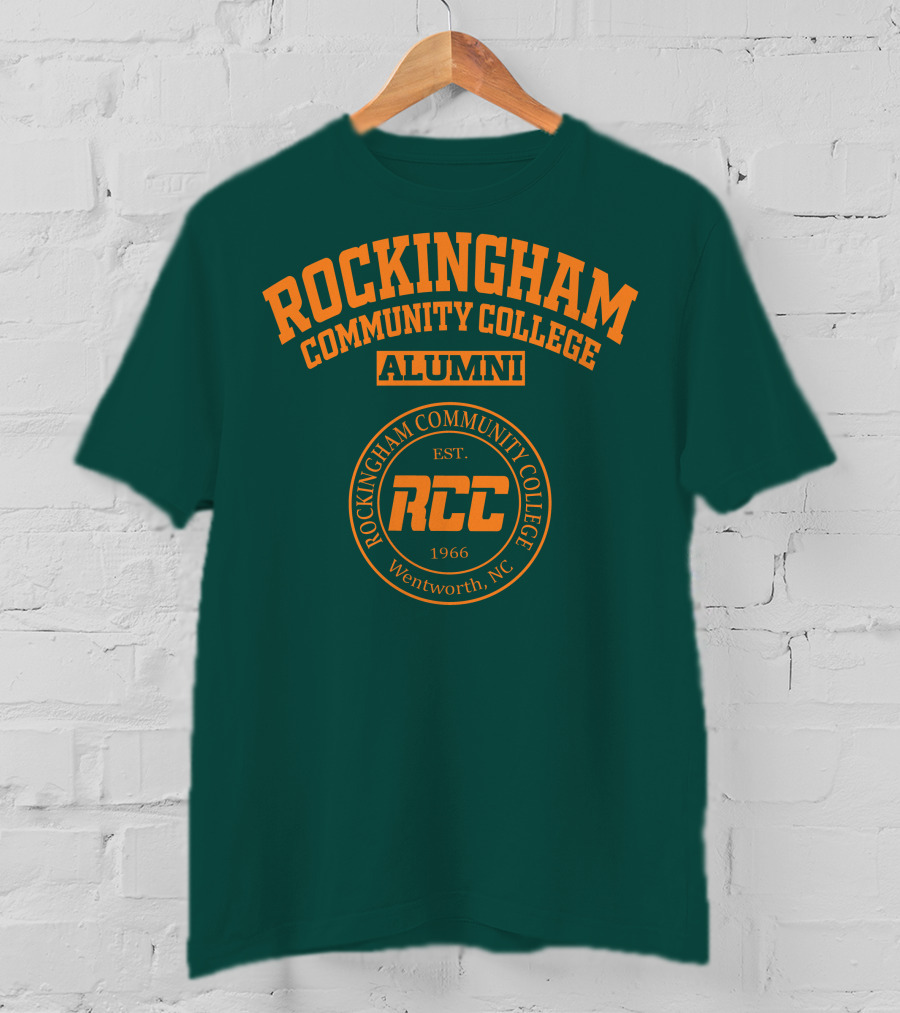 Rockingham Community College Alumni RCC Wentworth NC Est. 1966 T-Shirt