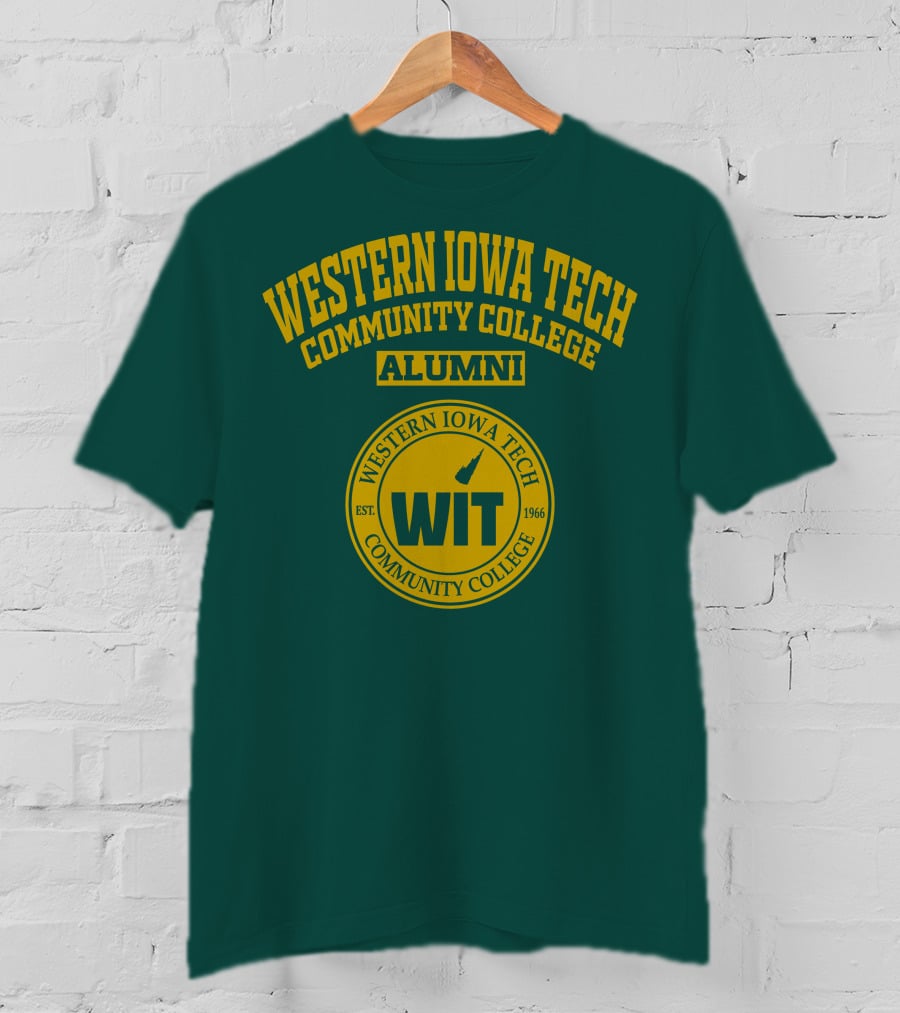 Western Iowa Tech Community College Alumni WIT Logo Est. 1966 T-Shirt