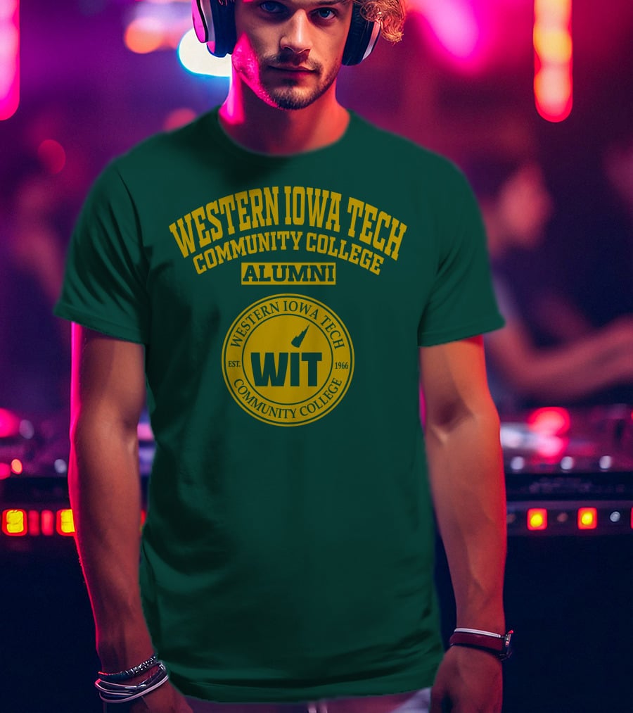 Western Iowa Tech Community College Alumni WIT Logo Est. 1966 T-Shirt