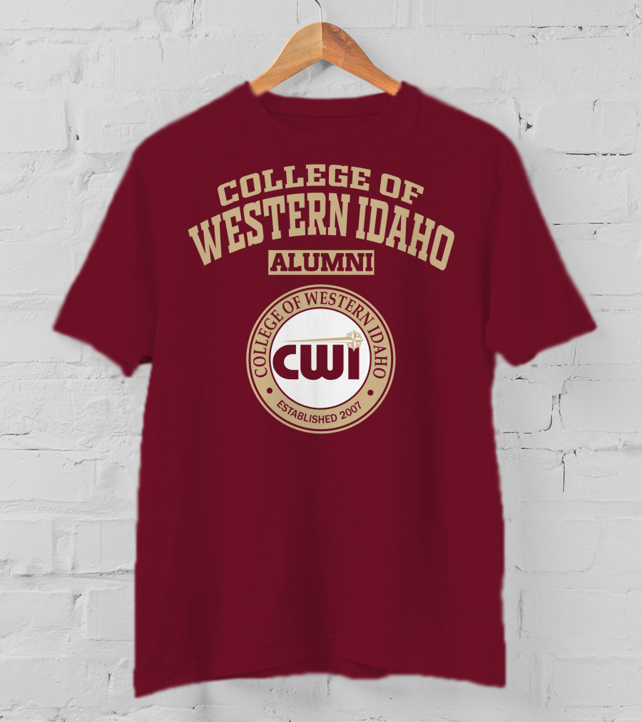 College Of Western Idaho Alumni Established 2007 CWI T-Shirt