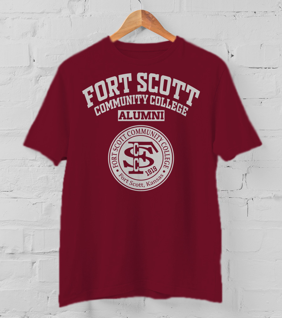 Fort Scott Community College Alumni 1919 Seal Fort Scott Kansas T-Shirt