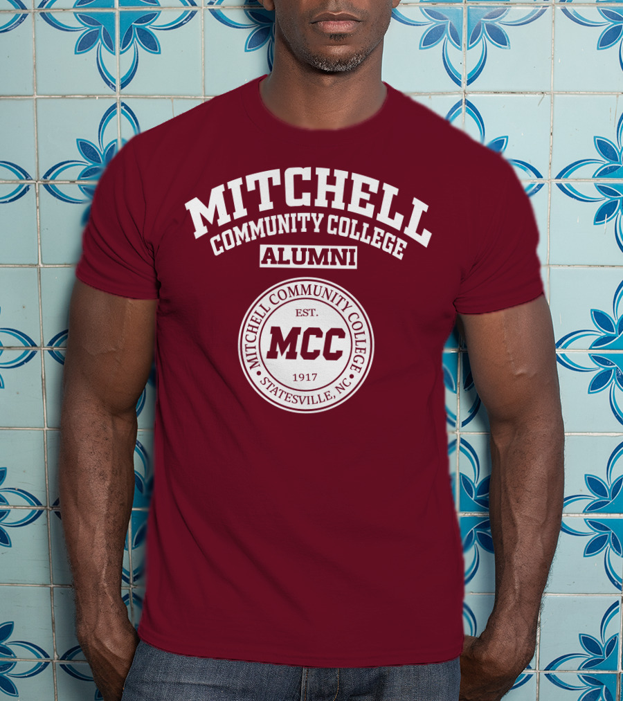 Mitchell Community College Alumni MCC Statesville NC Est 1917 T-Shirt