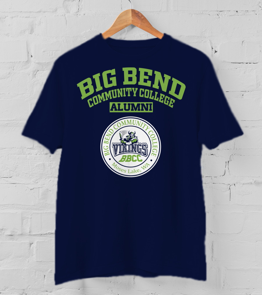 Big Bend Community College Alumni Vikings BBCC Moses Lake WA T-Shirt
