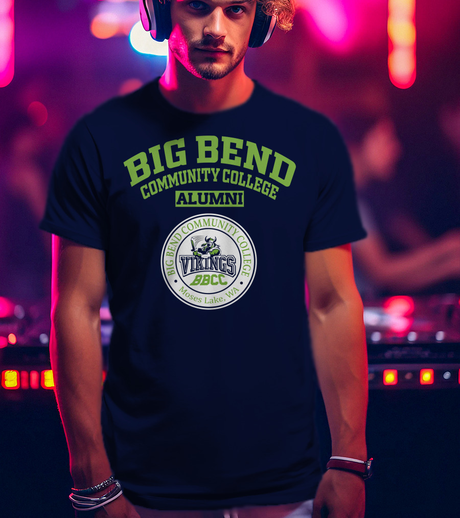 Big Bend Community College Alumni Vikings BBCC Moses Lake WA T-Shirt