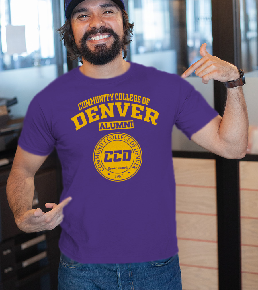 Community College Of Denver Alumni CCD 1967 Denver Colorado T-Shirt