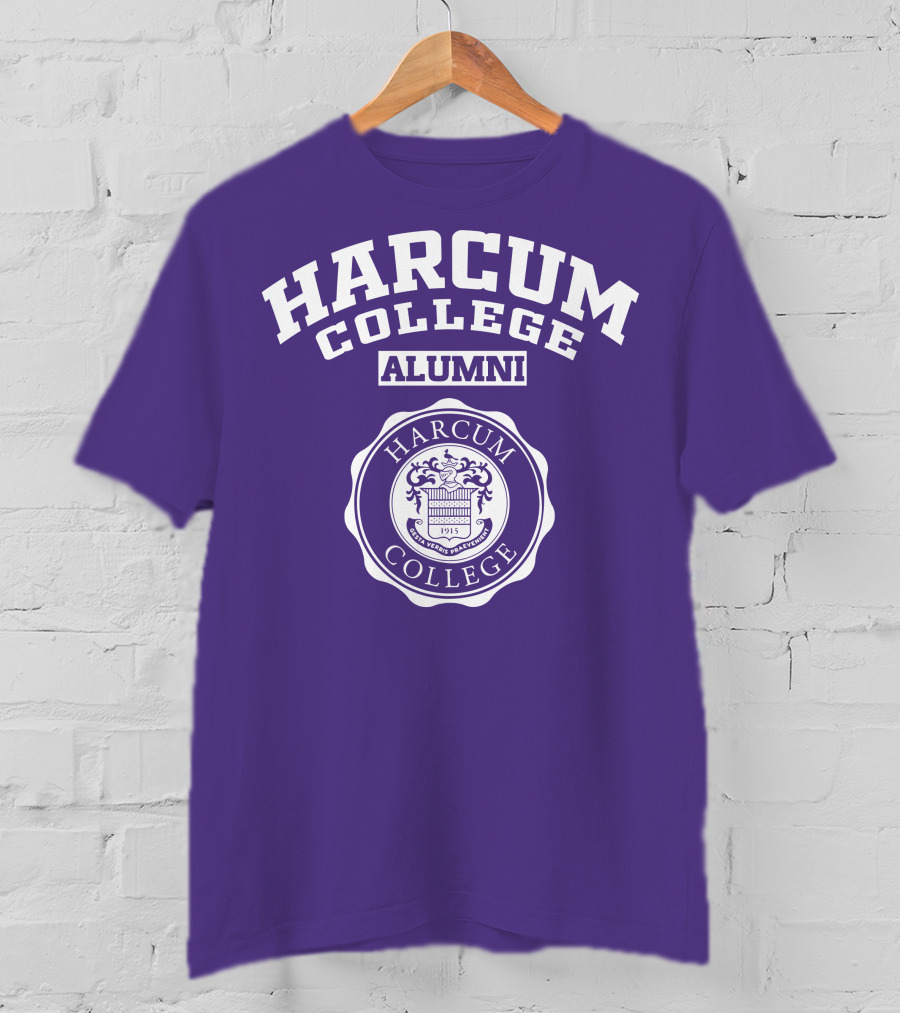 Harcum College Alumni 1915 Seal Purple T-Shirt