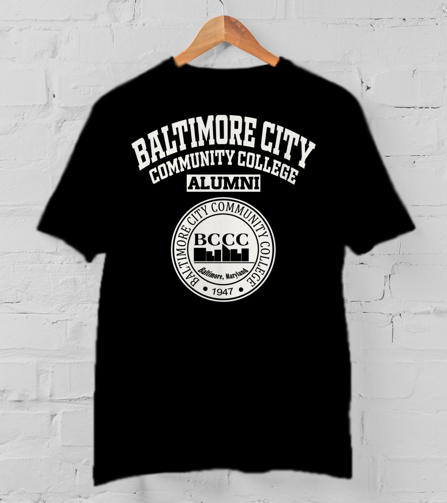 Baltimore City Community College Alumni BCCC 1947 Baltimore Maryland T-Shirt