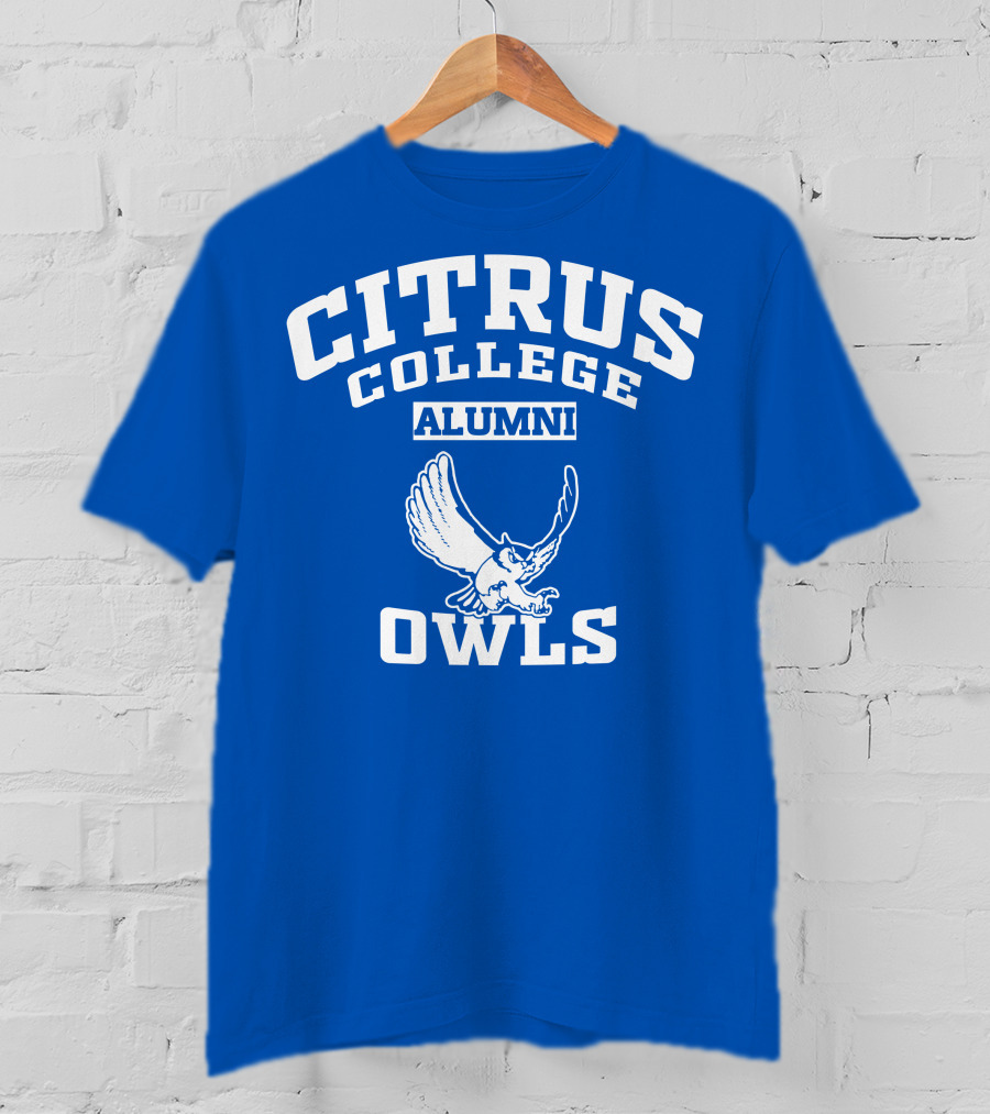 Citrus College Alumni Owls Blue T-Shirt