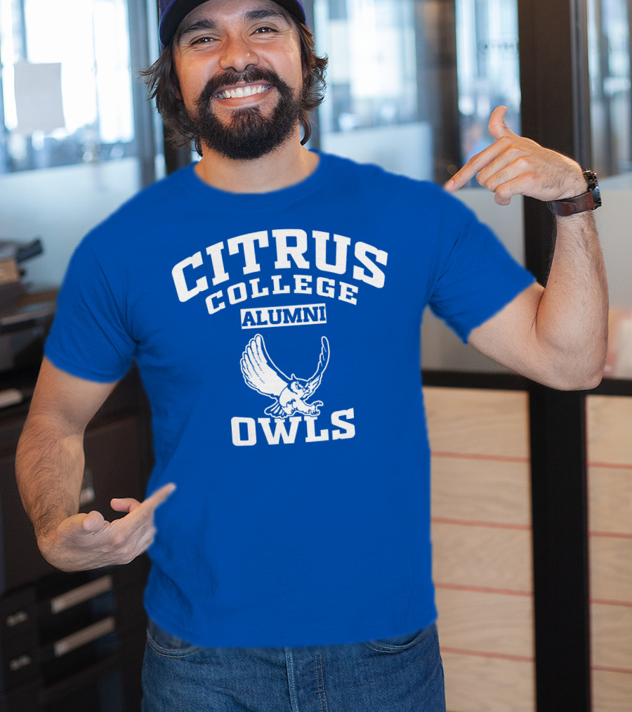 Citrus College Alumni Owls Blue T-Shirt