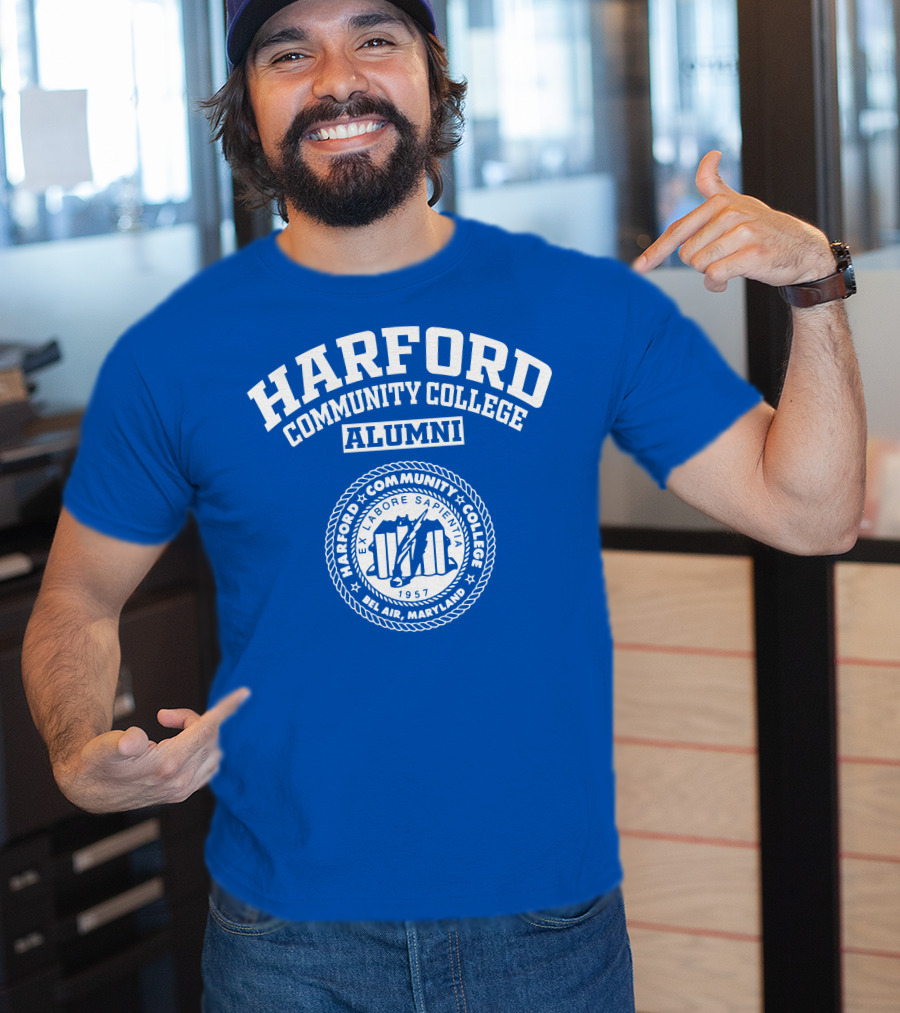 Harford Community College Alumni Seal Bel Air Maryland 1957 T-Shirt