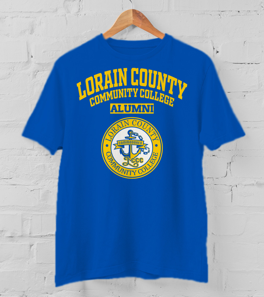 Lorain County Community College Alumni Commodores LCCC T-Shirt