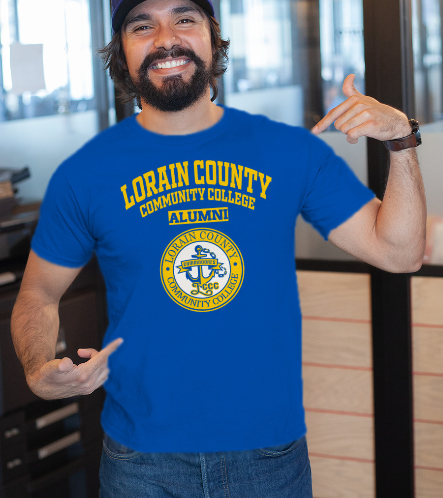 Lorain County Community College Alumni Commodores LCCC T-Shirt