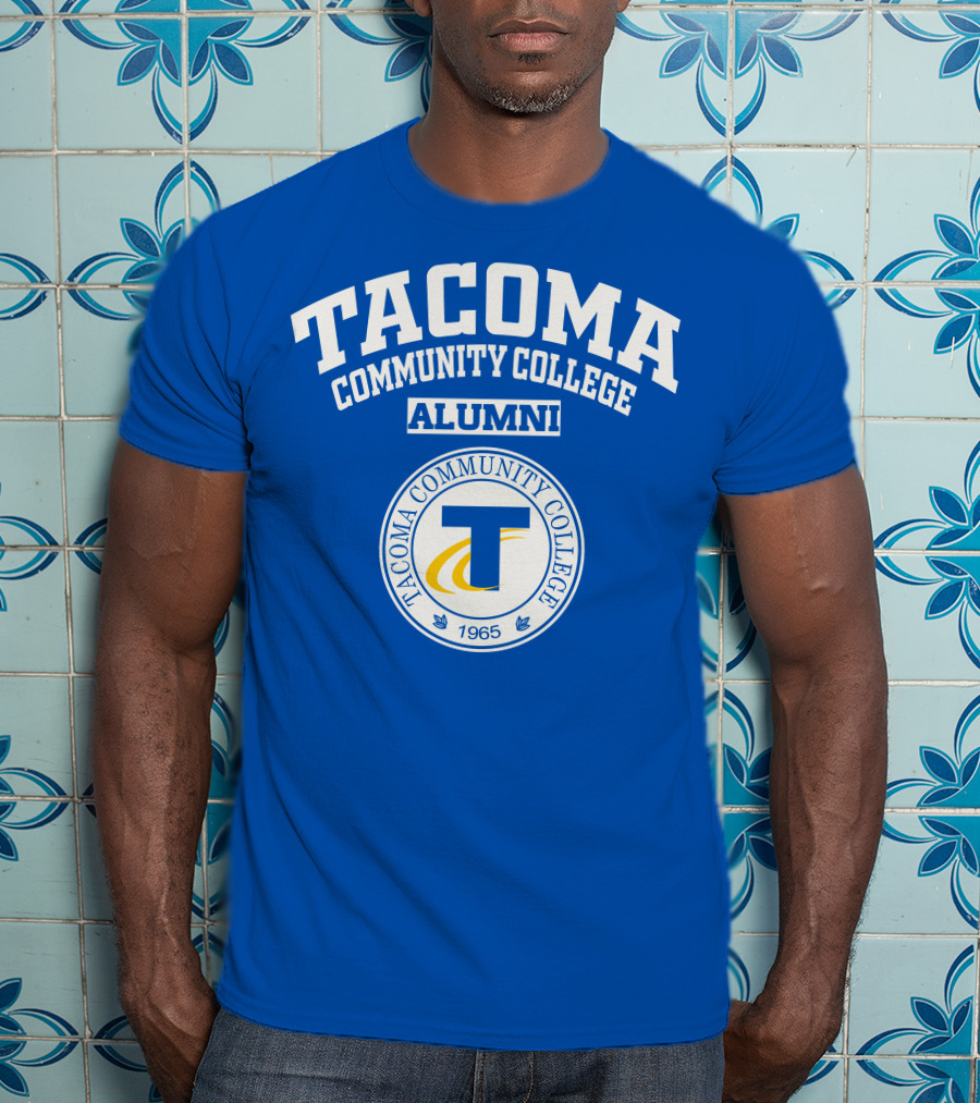 Tacoma Community College Alumni 1965 Seal Blue T-Shirt