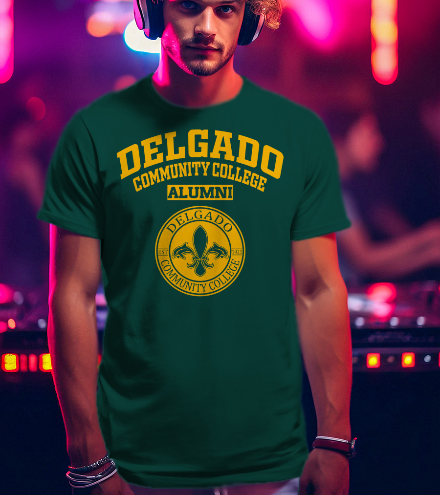 Delgado Community College Alumni EST. 1921 Fleur-de-lis T-Shirt