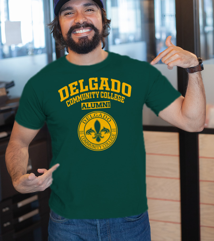 Delgado Community College Alumni EST. 1921 Fleur-de-lis T-Shirt
