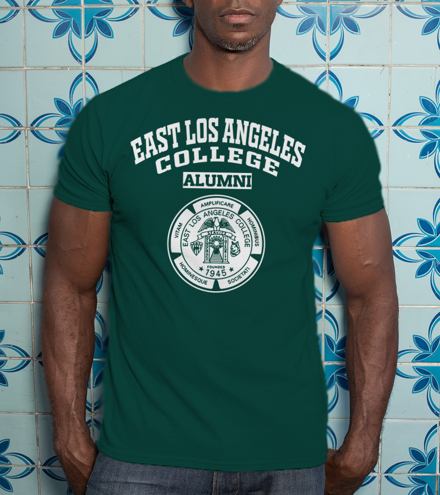 East Los Angeles College Alumni Seal Vitam Amplificare Hominibus 1945 T-Shirt
