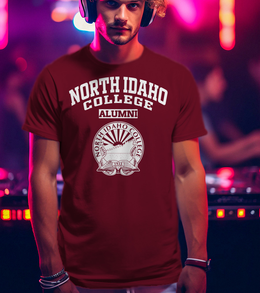North Idaho College Alumni Est. 1933 Seal Emblem T-Shirt