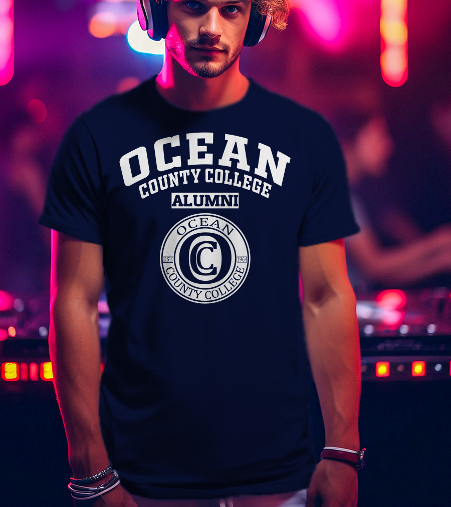 Ocean County College Alumni EST 1964 Seal T-Shirt