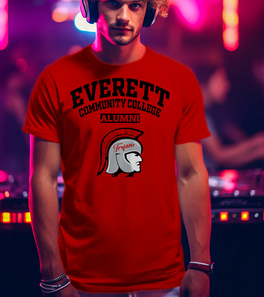 Everett Community College Alumni Trojans T-Shirt