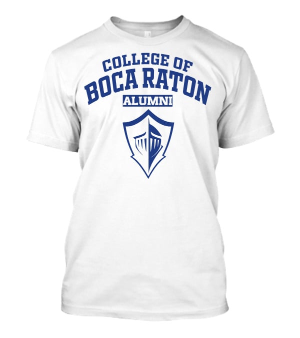 College Of Boca Raton Alumni Knight Shield T-Shirt