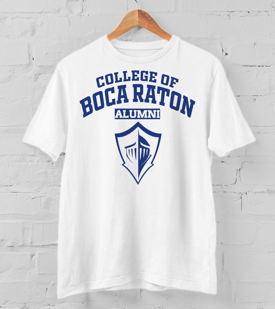 College Of Boca Raton Alumni Knight Shield T-Shirt