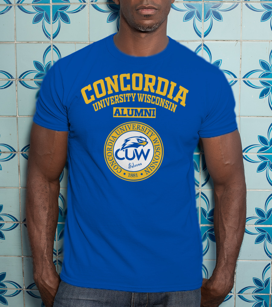 CONCORDIA UNIVERSITY WISCONSIN ALUMNI CUW Falcons 1881 T-Shirt