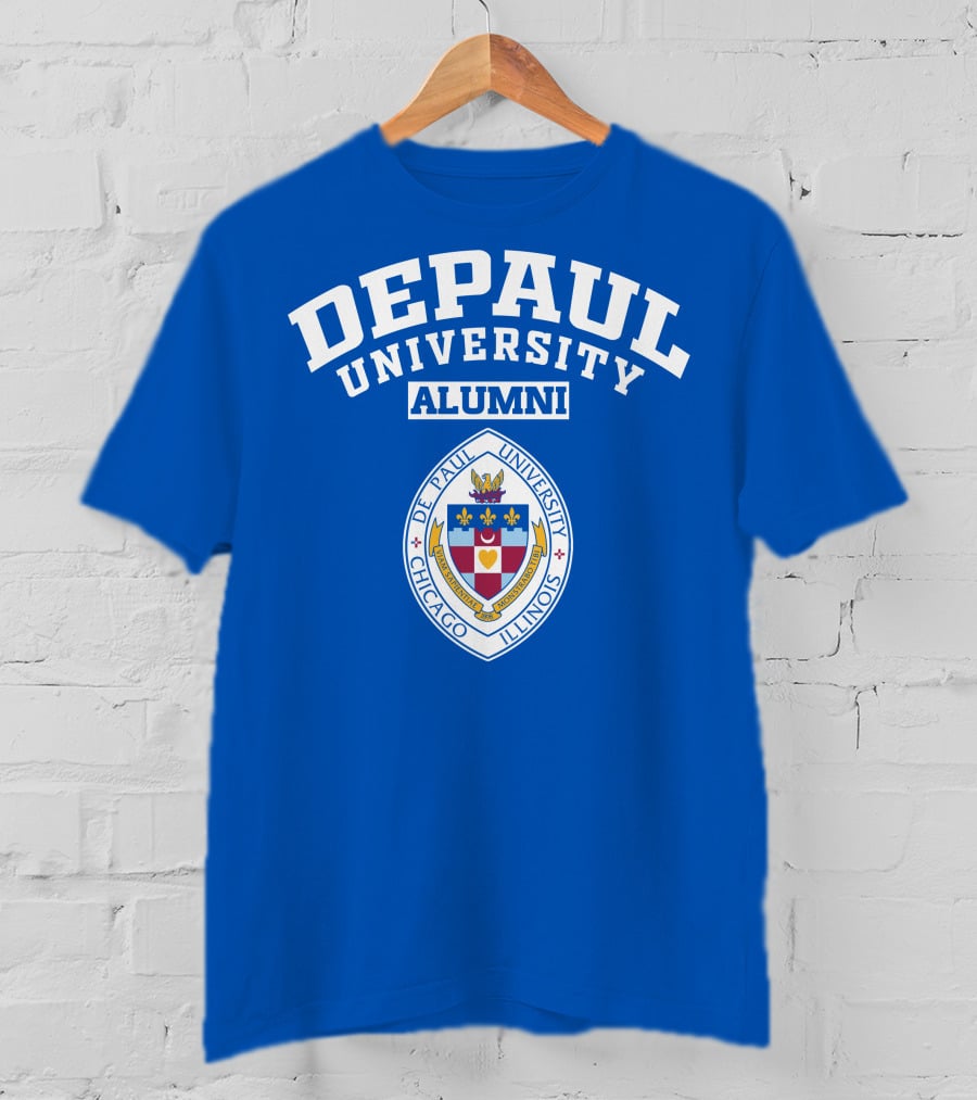 DePaul University Alumni Chicago Illinois Crest T-Shirt