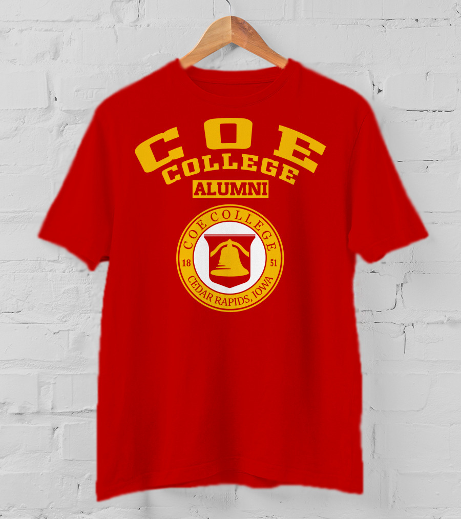 Coe College Alumni Cedar Rapids Iowa 1851 T-Shirt