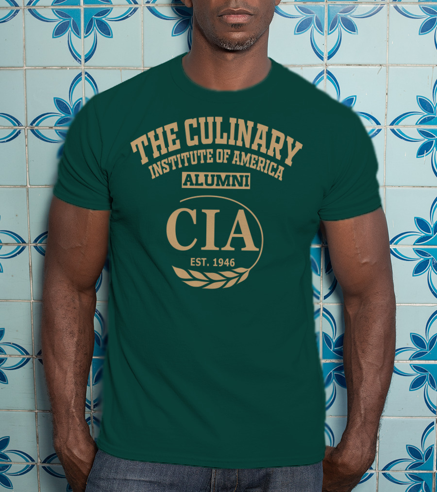 The Culinary Institute Of America Alumni CIA Est. 1946 T-Shirt
