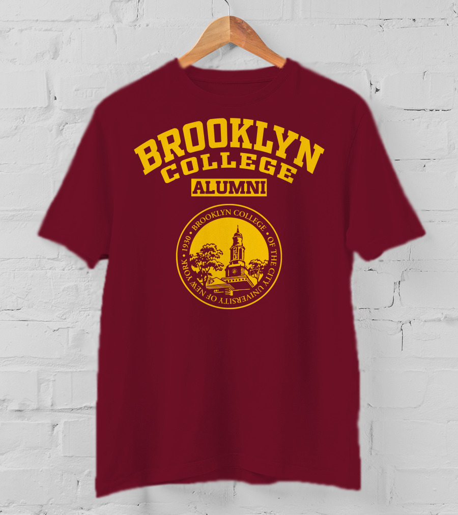 Brooklyn College Alumni 1930 Seal University Of The City Of New York T-Shirt