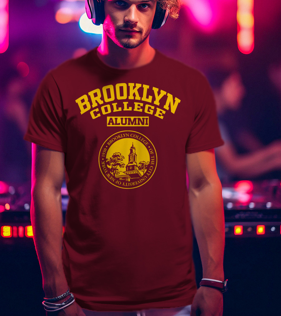 Brooklyn College Alumni 1930 Seal University Of The City Of New York T-Shirt